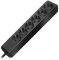 BRENNENSTUHL ECO LINE 6 SOCKET BLACK NO SWITC...
