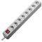 BRENNENSTUHL ECO LINE 8 SOCKET SILVER / WHITE...