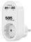 SAS 100-15-130 POWER ADAPTER WITH 1X SCHUKO A...