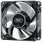 DEEPCOOL WINDBLADE 80R SEMI-TRANSPARENT BLACK FAN 80MM WITH RED LED