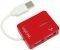 LOGILINK UA0140 SMILE USB 2.0 4-PORT HUB RED