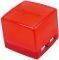 LOGILINK UA0122 CUBE USB 2.0 4-PORT HUB ILLUMINATED RED