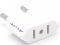 PURE POWER ADAPTER  USA/HK/CHINA TO GERMANY/EURO/EU CE WHITE