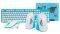 NATEC NKL-1180 TETRA WIRELESS SET 4IN1 BLUE/W...