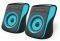 ESPERANZA EP140KB FLAMENCO 2.0 USB STEREO SPEAKERS BLACK/BLUE