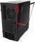 CASE NZXT H510I SMART MATTE MID-TOWER WITH TEMPERED GLASS BLACK RED