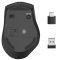 HAMA 182616 DUAL MODE OPTICAL 6-BUTTON WIRELESS MOUSE MW-600 WITH USB-C/USB-A, BLACK