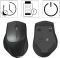 HAMA 182616 DUAL MODE OPTICAL 6-BUTTON WIRELESS MOUSE MW-600 WITH USB-C/USB-A, BLACK