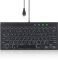 PERIXX PERIBOARD-429 US WIRED BACKLIT MINI SCISSOR USB KEYBOARD