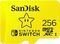 SANDISK NINTENDO SWITCH SDSQXAO-256G-GNCZN 256GB MICRO SDXC U3