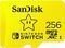 SANDISK NINTENDO SWITCH SDSQXAO-256G-GNCZN 25...