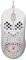 SAVIO HEX-R GAMING MOUSE WHITE