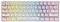 SAVIO WHITEOUT MECHANICAL KEYBOARD BLUE OUTEM...