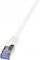 LOGILINK PATCH CABLE CAT.6A S/FTP WHITE  1M, ...
