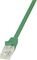 LOGILINK PATCH CABLE CAT.6 U/UTP GREEN  0,25M...