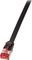 LOGILINK PATCH CABLE FLAT CAT.6A SHIELDED 10M BLACK