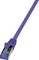 LOGILINK PATCH CABLE CAT.6A S/FTP VIOLET  1M,...