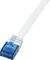 LOGILINK PATCH CABLE FLAT CAT.6 U/UTP WHITE  ...