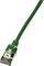 LOGILINK PATCH CABLE CAT.6A TPE SLIMLINE GREE...