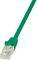 LOGILINK PATCH CABLE CAT.6 U/UTP GREEN  0,50M...