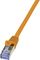LOGILINK PATCH CABLE CAT.6A S/FTP ORANGE 1M P...