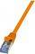 LOGILINK PATCH CABLE CAT.6A S/FTP ORANGE  0,2...