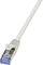 LOGILINK PATCH CABLE CAT.6A S/FTP GREY  0,25M...