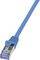LOGILINK PATCH CABLE CAT.6A S/FTP BLUE  0,25M...