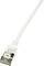 LOGILINK PATCH CABLE CAT.6A TPE SLIMLINE WHIT...