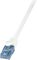 LOGILINK PATCH CABLE CAT.6A U/UTP, WHITE,  0,...
