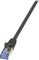 LOGILINK PATCH CABLE WITH CAT.7 BLACK  0,5M