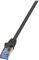 LOGILINK PATCH CABLE WITH CAT.7 BLACK  0,5M