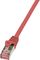 LOGILINK PATCH CABLE CAT.6 S/FTP RED  1M, PRI...