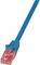LOGILINK PATCH CABLE CAT.6 U/UTP BC BLUE, 1M ...