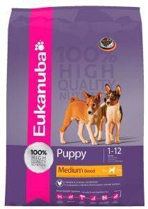  EUKANUBA PUPPY & JUNIOR MEDIUM BREEDS 15KG