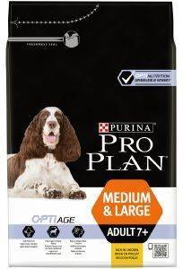  PURINA PRO PLAN DOG MEDIUM & LARGE ADULT 7+ WITH OPTIAGE  3KG