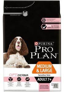  PURINA PRO PLAN DOG MEDIUM & LARGE ADULT 7+ SENSITIVE SKIN WITH OPTIDERMA  3KG
