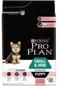  PURINA PRO PLAN DOG SMALL & MINI PUPPY SENSITIVE SKIN WITH OPTIDERMA  3KG