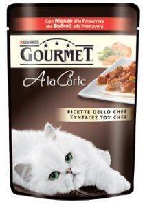 ΦΑΚΕΛΑΚΙ GOURMET A LA CARTE ΚΟΜΜΑΤΑΚΙΑ ΒΟΔΙΝΟ A LA PRIMAVERA 85GR ΦΑΚΕΛΑΚΙ GOURMET A LA CARTE ΚΟΜΜΑΤΑΚΙΑ ΒΟΔΙΝΟ A LA PRIMAVERA 85GR