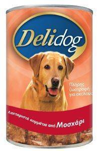 ΚΟΝΣΕΡΒΑ DELIDOG ΜΟΣΧΑΡΙ 1250GR ΚΟΝΣΕΡΒΑ DELIDOG ΜΟΣΧΑΡΙ 1250GR