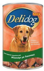 ΚΟΝΣΕΡΒΑ DELIDOG ΜΟΣΧΑΡΙ ΛΑΧΑΝΙΚΑ 1250GR ΚΟΝΣΕΡΒΑ DELIDOG ΜΟΣΧΑΡΙ ΛΑΧΑΝΙΚΑ 1250GR