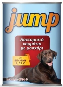 JUMP ΚΟΝΣΕΡΒΑ ΣΚΥΛΟΥ JUMP ΜΟΣΧΑΡΙ 1250GR