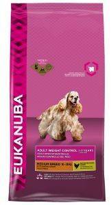   EUKANUBA ADULT WEIGHT CONTROL MEDIUM  BREEDS  3KG