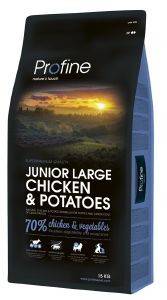 PROFINE ΤΡΟΦΗ PROFINE JUNIOR LARGE BREED ΜΕ ΚΟΤΟΠΟΥΛΟ - ΠΑΤΑΤΑ 15KG