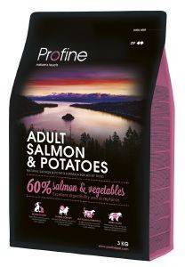 PROFINE ΤΡΟΦΗ PROFINE ADULT ΜΕ ΣΟΛΟΜΟ - ΠΑΤΑΤΑ 3KG