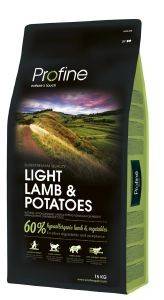 PROFINE ΤΡΟΦΗ PROFINE LIGHT ΜΕ ΑΡΝΙ - ΠΑΤΑΤΑ 15KG