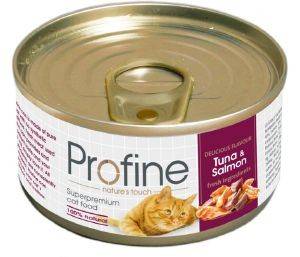 ΚΟΝΣΕΡΒΑ ΓΑΤΑΣ PROFINE ΜΕ ΤΟΝΟ & ΣΟΛΩΜΟ (70GR) ΚΟΝΣΕΡΒΑ ΓΑΤΑΣ PROFINE ΜΕ ΤΟΝΟ & ΣΟΛΩΜΟ (70GR)
