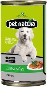 ΚΟΝΣΕΡΒΑ PET NATURA ΚΥΝΗΓΙ 415GR ΚΟΝΣΕΡΒΑ PET NATURA ΚΥΝΗΓΙ 415GR