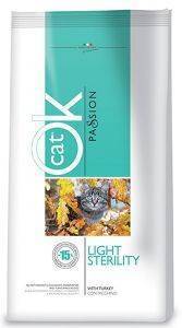 ΤΡΟΦΗ ΓΑΤΑΣ OK PASSION CAT ADULT LIGHT STERILITY 1.5KG ΤΡΟΦΗ ΓΑΤΑΣ OK PASSION CAT ADULT LIGHT STERILITY 1.5KG