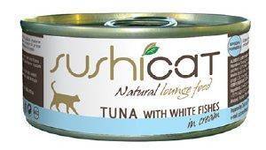 ΚΟΝΣΕΡΒΑ ΓΑΤΑΣ SUSHICAT ADULT  ΤΟΝΟΣ ΚΑΙ ΨΑΡΙ ΣΕ ΚΡΕΜΑ 70GR ΚΟΝΣΕΡΒΑ ΓΑΤΑΣ SUSHICAT ADULT  ΤΟΝΟΣ ΚΑΙ ΨΑΡΙ ΣΕ ΚΡΕΜΑ 70GR